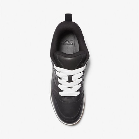MICHAEL Michael Kors Men's Barett Leather Sneaker - Picture 4 of 8